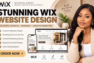 build wix digital agency website branding creative marketing website design