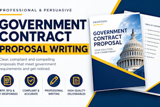 write government contract bid proposal and rfp rfq responses