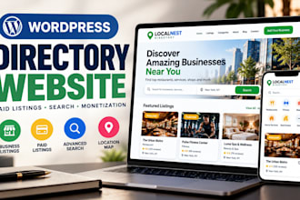 build a wordpress directory website with paid listings and advanced search