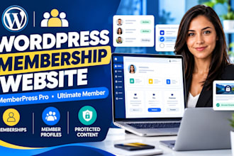 build a membership website, setup memberpress pro and ultimate member