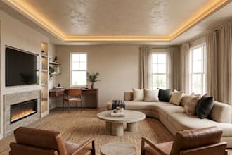 design your living room with stylish 3d visualization