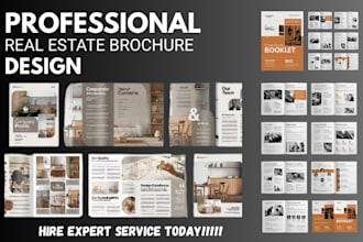 design real estate corporate brochure, whitepaper design, offering memorandum