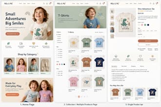 design and develop a shopify store, website or shopify theme