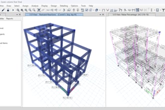 do structural design and analysis in etabs and safe for buildings