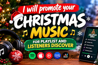 promote your christmas your music for playlist and listeners discover