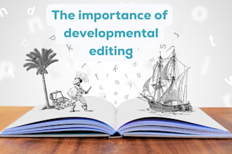 developmental editing for manuscripts, books and content