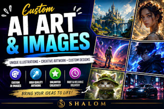 create stunning custom ai images and digital artworks