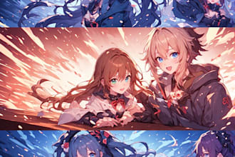 create stunning anime banner in just 24h