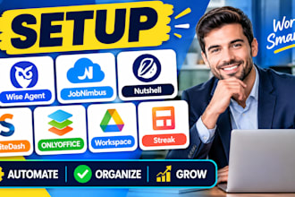 setup wise agent jobnimbus nutshell suitedash onlyoffice workspace streak