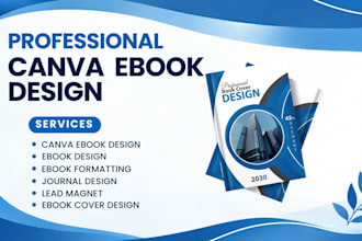 do editable canva ebook design canva workbook design ebook cover design journal
