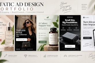 design static ads and social media ad creatives in canva