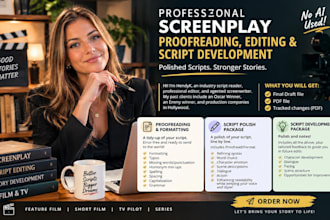 proofread, polish, and edit your screenplay