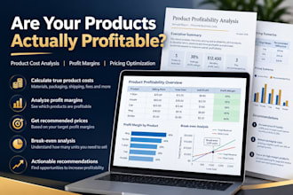 analyze your product costs pricing and profit margins