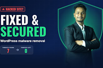 do wordpress malware removal, fix hacked site and harden security