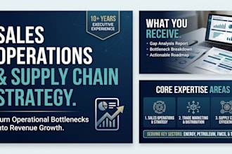 act as your sales operations and strategy consultant
