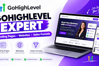 do gohighlevel landing page, ghl sales funnel, ghl website design
