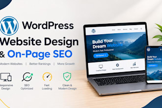 create a professional wordpress website with SEO opt
