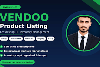 do vendoo product listing crosslisting and inventory management