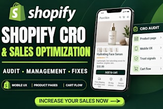 manage and optimize your shopify store for cro and sales