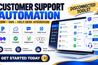 setup pylon glassix textmagic help scout automations moxo chekkit highlevel zoho
