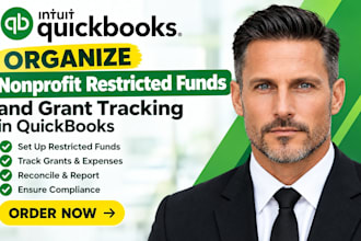 organize nonprofit restricted funds and grant tracking in quickbooks