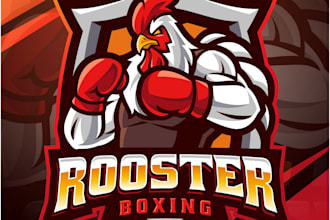 do high quality professional rooster logo