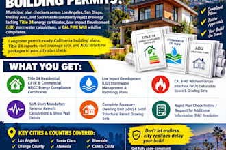 design california title 24 energy cf1r nrcc plans and adu structural sets
