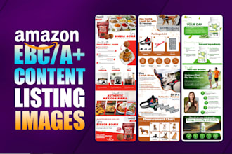 design amazon a plus content and product listing images