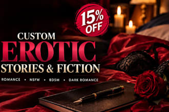 write custom erotic story, spicy romance story hot nsfw fanfiction bdsm
