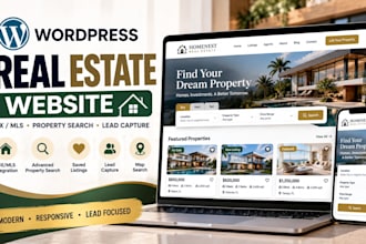 build a wordpress real estate website with idx mls integration