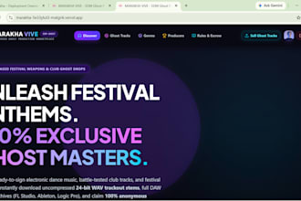 multi vendor audio beat marketplace saas
