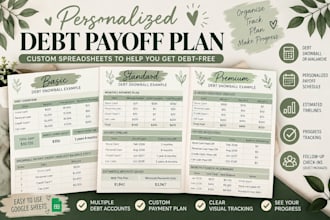 create a personalized debt payoff plan