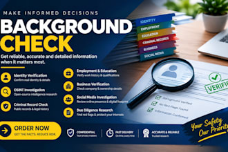 do background check, osint research and due diligence