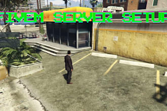 setup fivem server esx qbcore qbox with loading screen, mlo, maps and cars