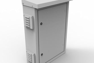 design sheet metal enclosures, electrical cabinets, laser cut dxf,  cad drawings