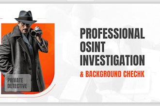 osint background check social media investigation and due dilligence