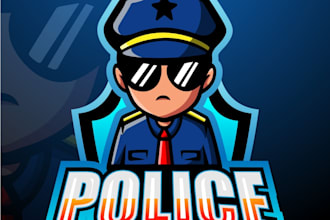 design awesome gorgeous police logo