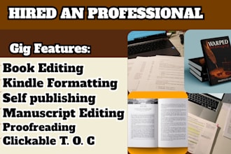 do book formatting, kdp cover design, and amazon book publishing