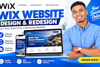 wix website design wix website redesign wix business website build wix website