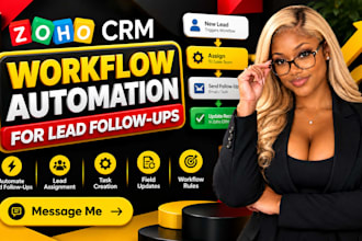 automate zoho CRM workflows for lead follow ups