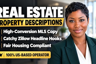 write a compelling real estate property description for your mls listing