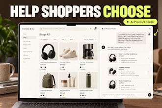build ai ecommerce app, ai customer support automation, ai product finder ai app