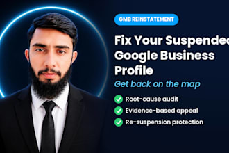 reinstate your suspended google business profile and fix gmb suspension