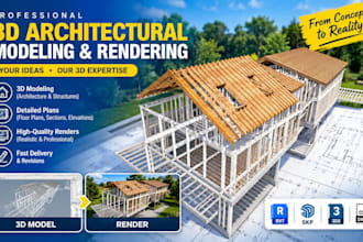 create vectorworks 3d models, roof and ceiling plans, lgs framing and structural