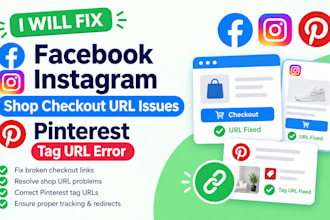 fix facebook and instagram shop checkout URL issues