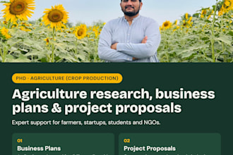 agricultural research and agribusiness proposals