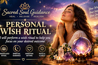 perform a wish ritual to change you into your desired form