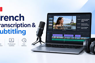 professional french transcription and subtitling for your videos