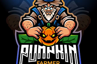 design original attractive pumpkin logo