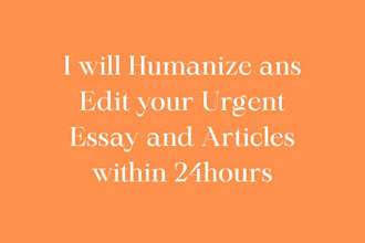 humanize ai content, ai content editing, rewrite ai content, and proofreading